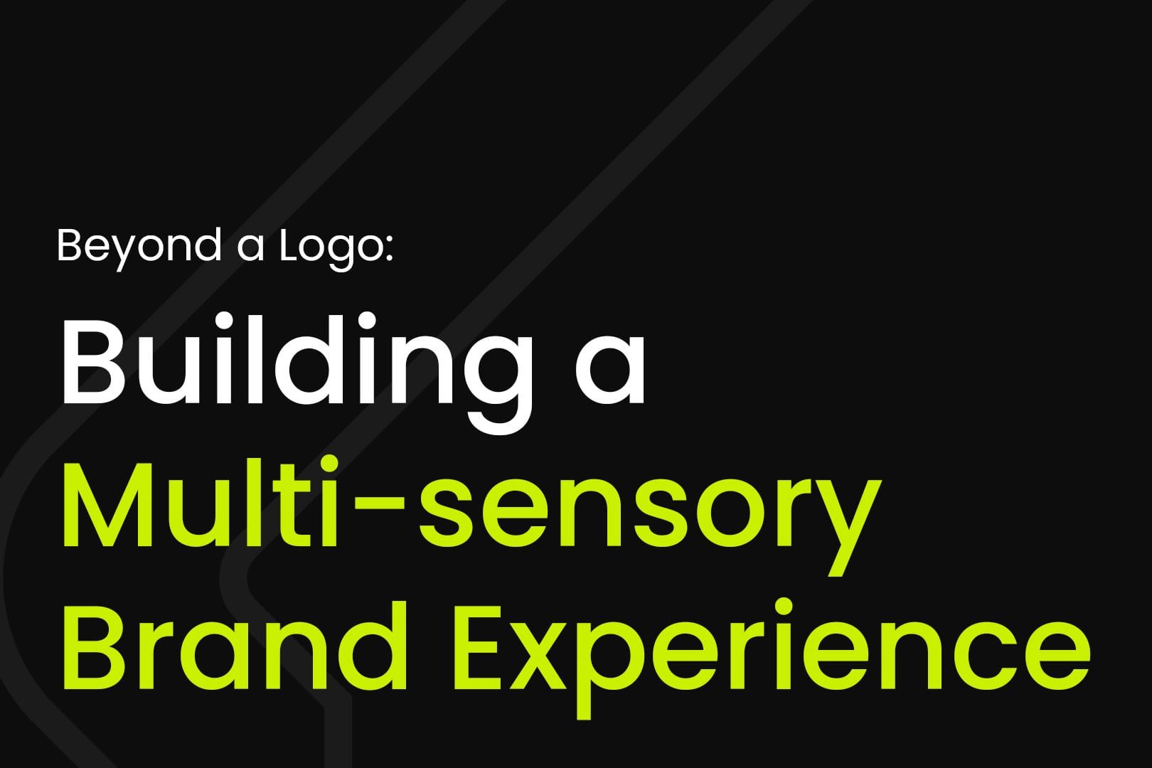 Beyond the Logo: The Strategic Power of Multi-Sensory Branding | Senso ...